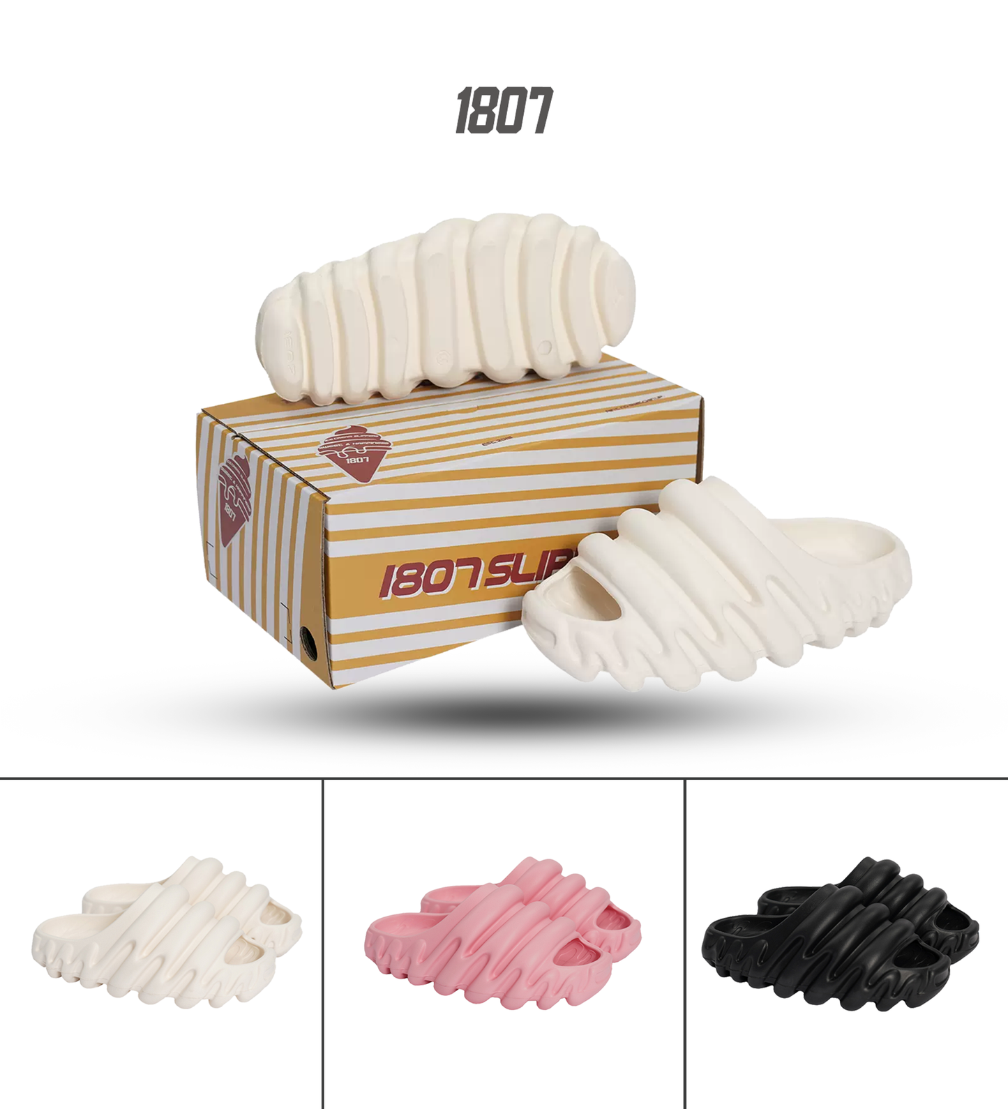 1807 "ICE CREAM SLIPPERS" 冰淇淋造型拖鞋